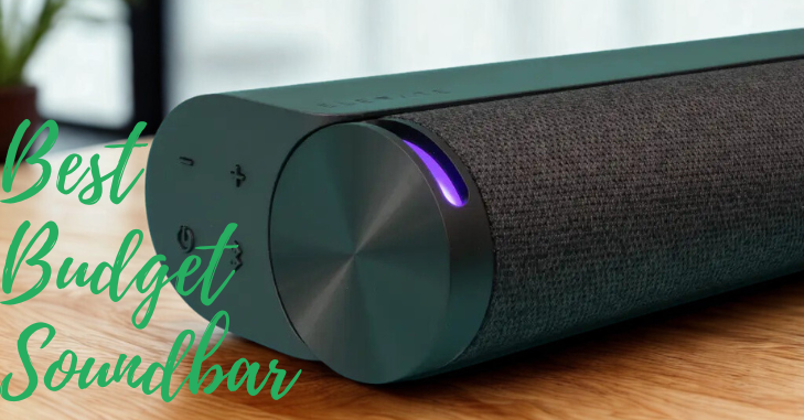Remote control being used to adjust soundbar volume