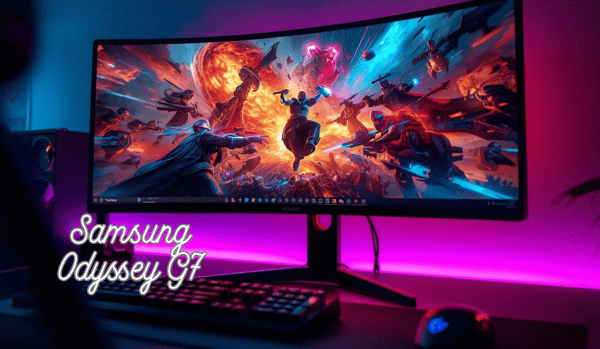 Samsung Odyssey G7: The Ultimate Curved Gaming Monitor for 240Hz Speed, Immersive QHD Performance, HDR600 Visuals & Competitive Esports Precision