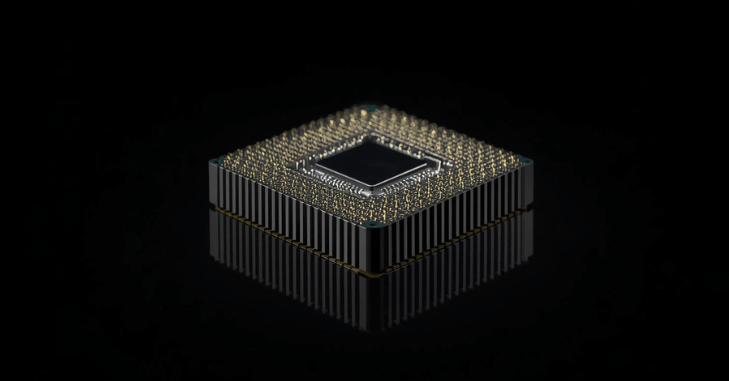 Completed gaming build showing motherboard and CPU cooler