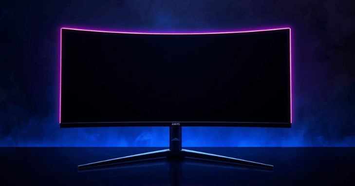High refresh rate monitor displaying a fast racing game