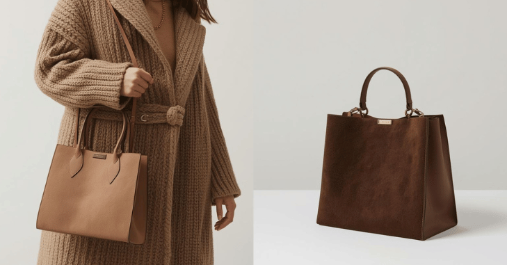 Dust bag and packaging supplied with a luxury purchase