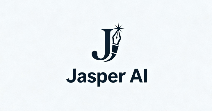 Writer using an AI content tool on a laptop
