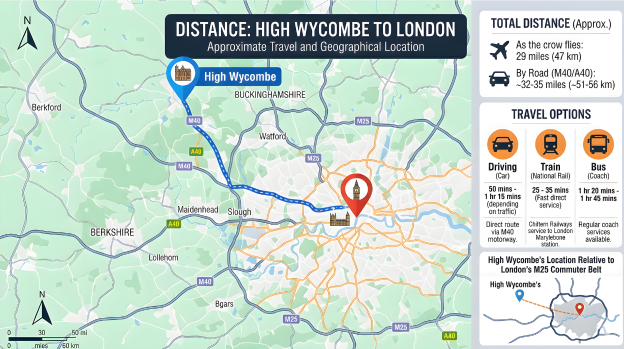 High Wycombe to London