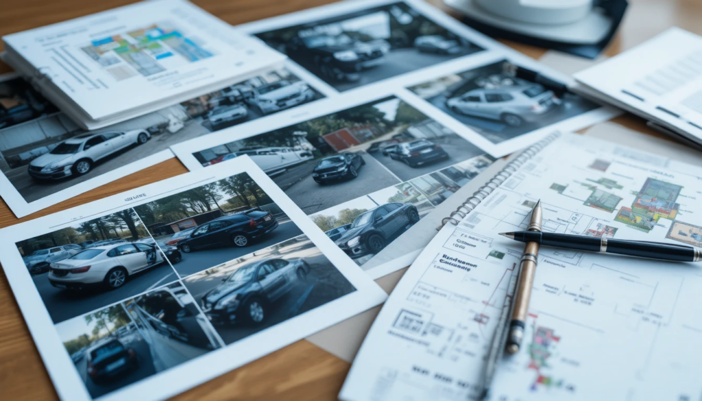 Solicitor reviewing an accident claim file