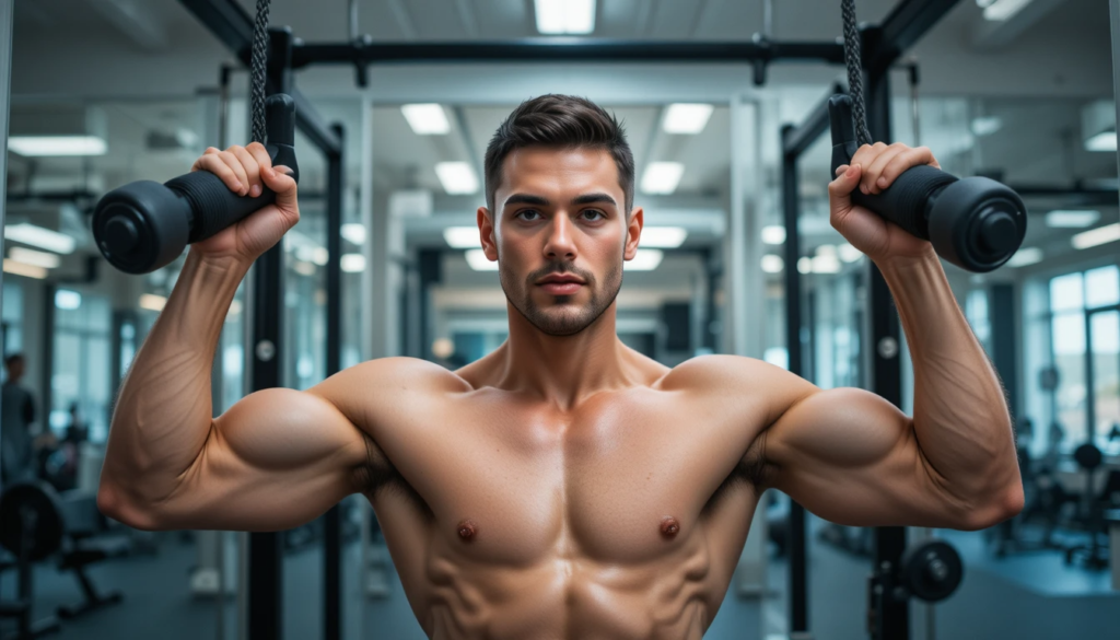 Resistance band variation of the face pull exercise