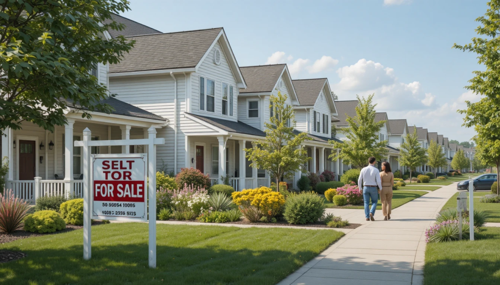 Adviser explaining fixed and variable rate options to a couple