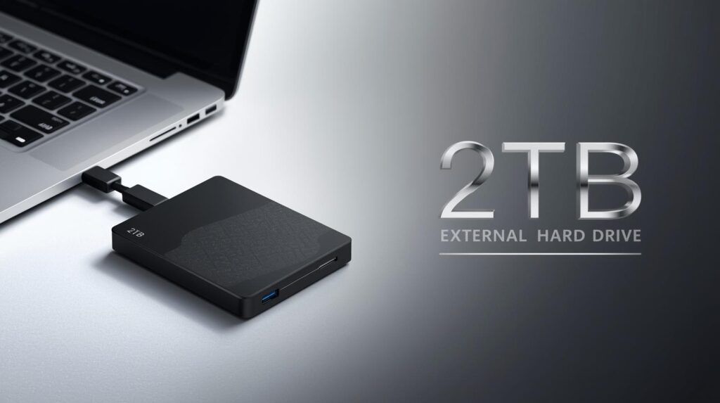 2TB External Hard Drive: Ultra-Fast, Highly Secure, and Dependable High-Capacity Storage for Professionals, and Advanced Data Management