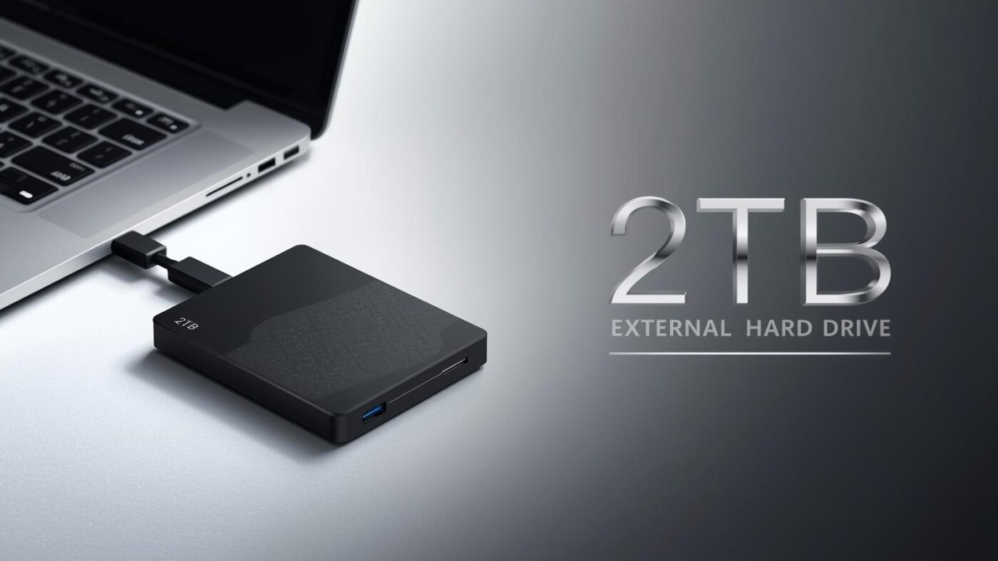 2TB External Hard Drive: Ultra-Fast, Highly Secure, and Dependable High-Capacity Storage for Professionals, and Advanced Data Management