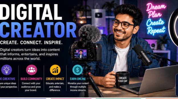 Digital Creator in 2026: The Complete Guide to Growing Your Brand, Creating Better Content, and Making Money Online