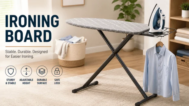 Ironing Board: Complete Guide to How to Choose the Right Size, Height, Stability, and Features 